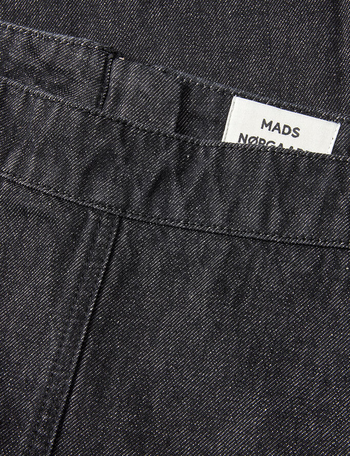 Mads Nørgaard - Copenhagen Dark Denim Stellar Skirt Sort