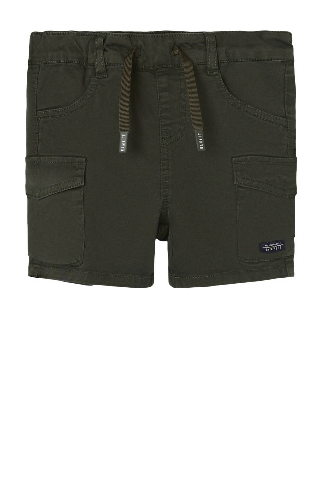 NAME IT cargo short NMMBEN BAG donkergroen
