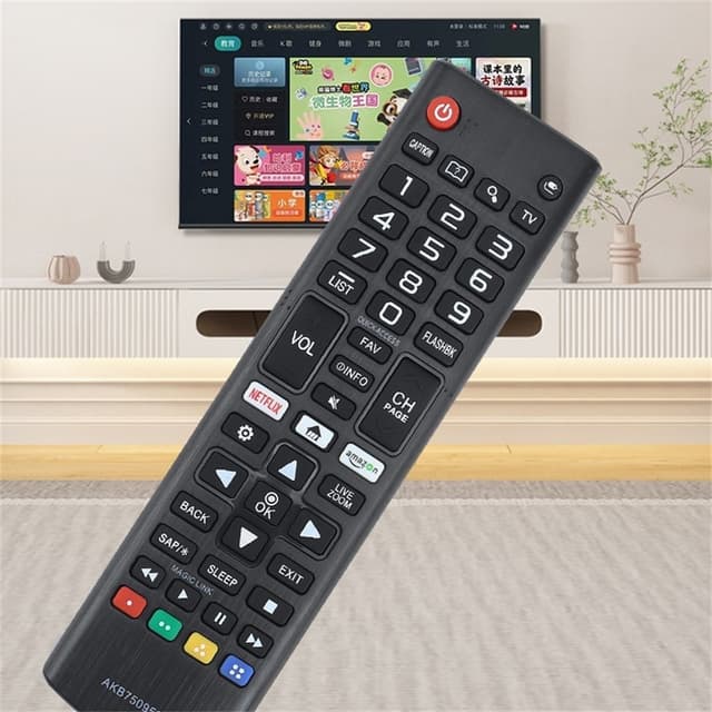 Udskiftning af fjernbetjening til AKB75095307 til LG Smart TV