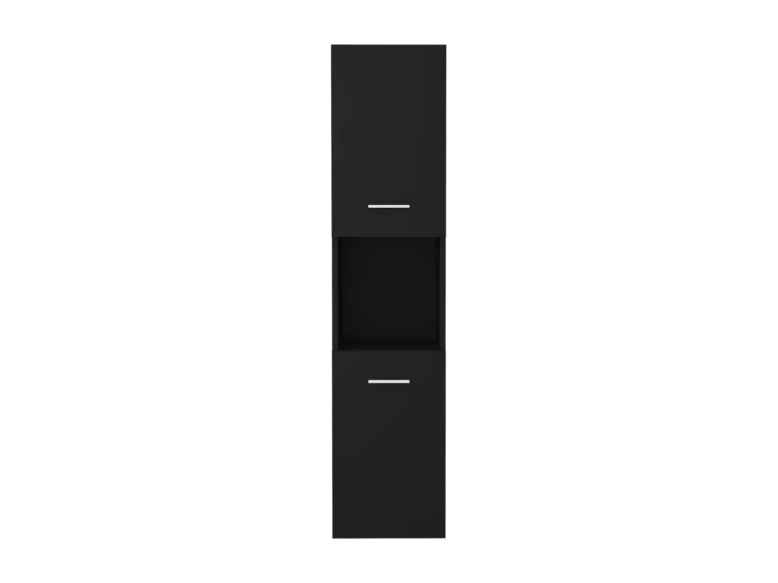 Armoire de salle de bain Noir 30x30x130