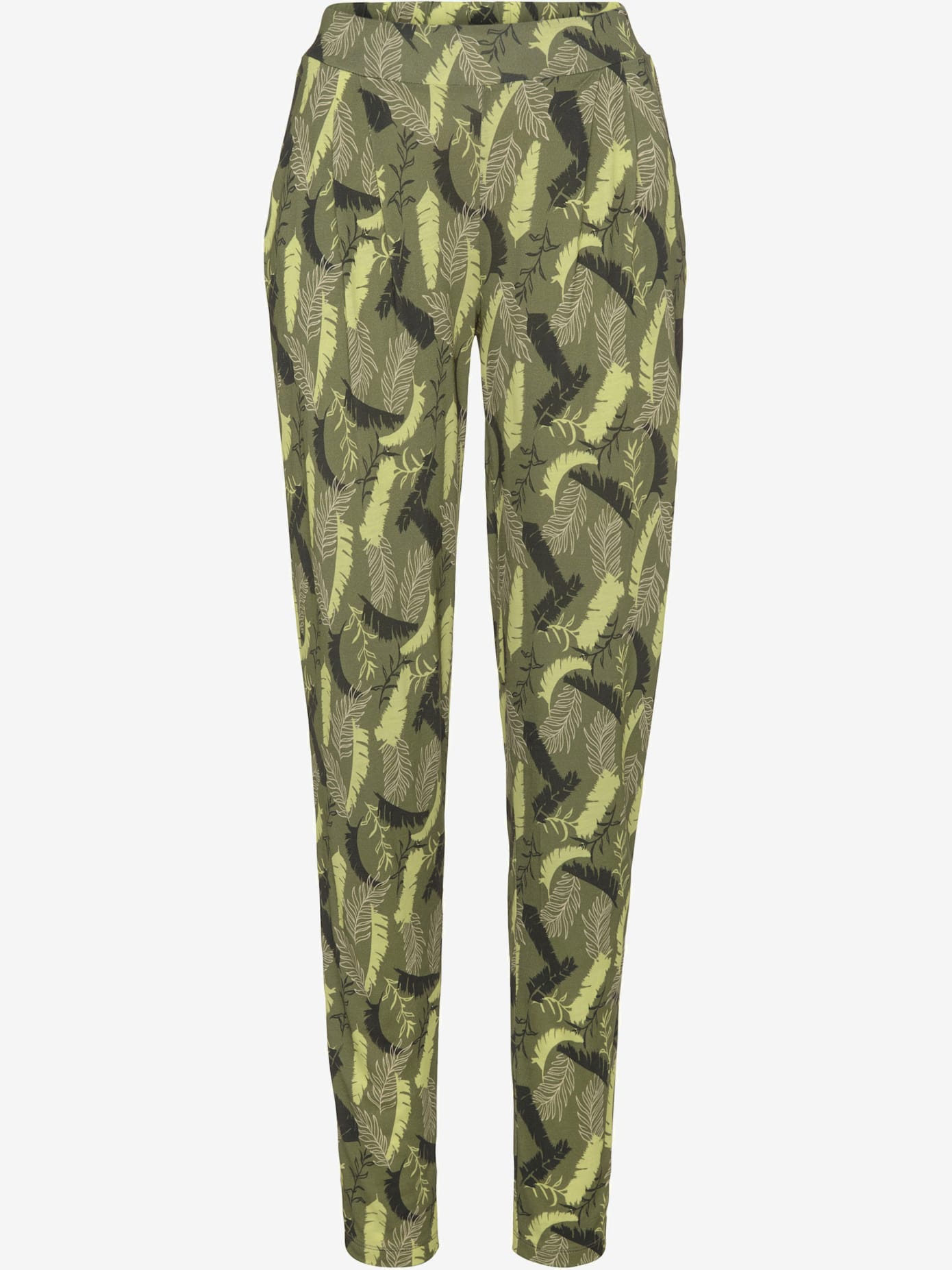 Pantalon en jersey large ceinture élastique