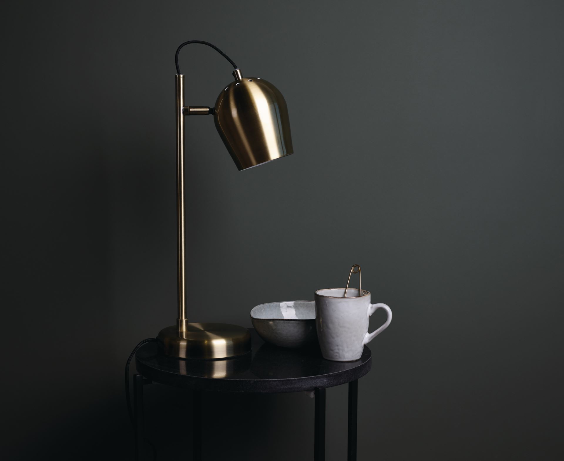 Bordlampe messing - 16x23,6x49,6 cm