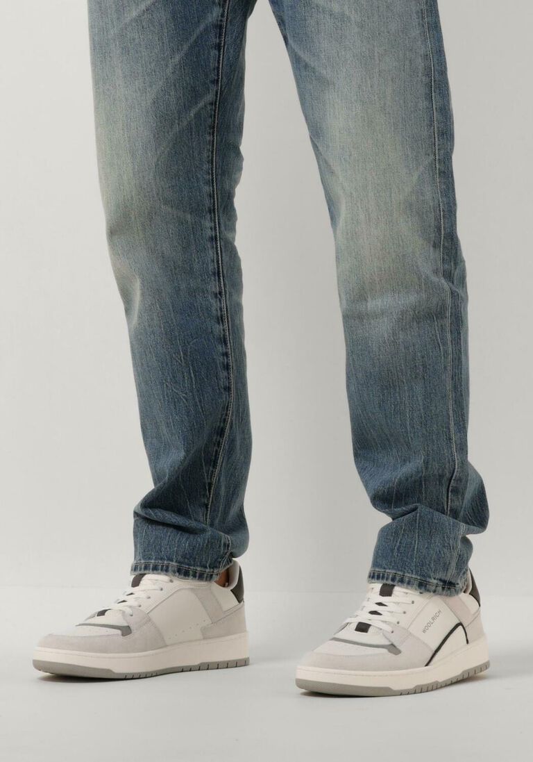 WOOLRICH witte woolrich lage sneakers low basket