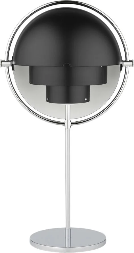 Gubi Multi-Lite Table Lamp Semi black / chrome