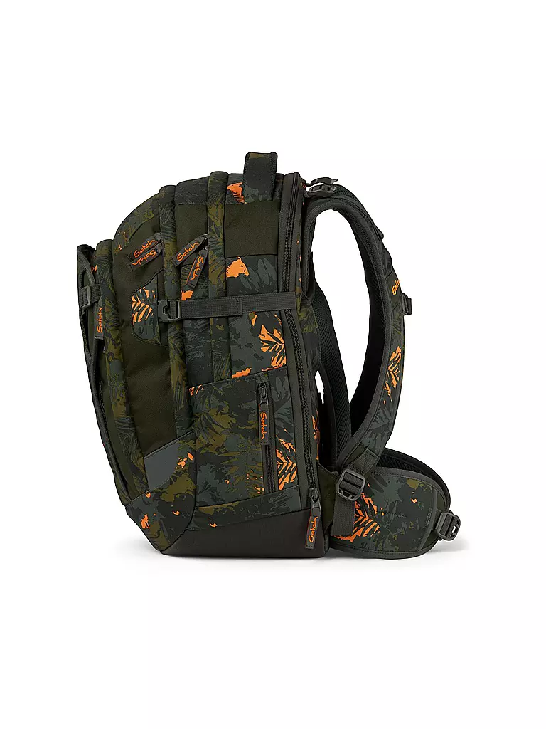SATCH Schulrucksack Satch Match Jurassic Jungle dunkelgrün