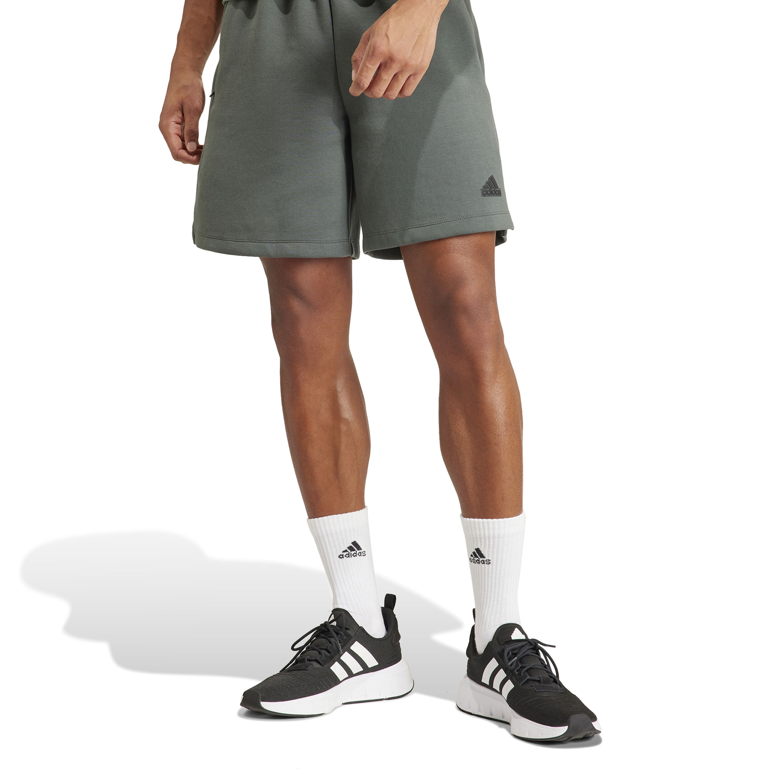 adidas Zone Printed Shorts Hommes - Gris