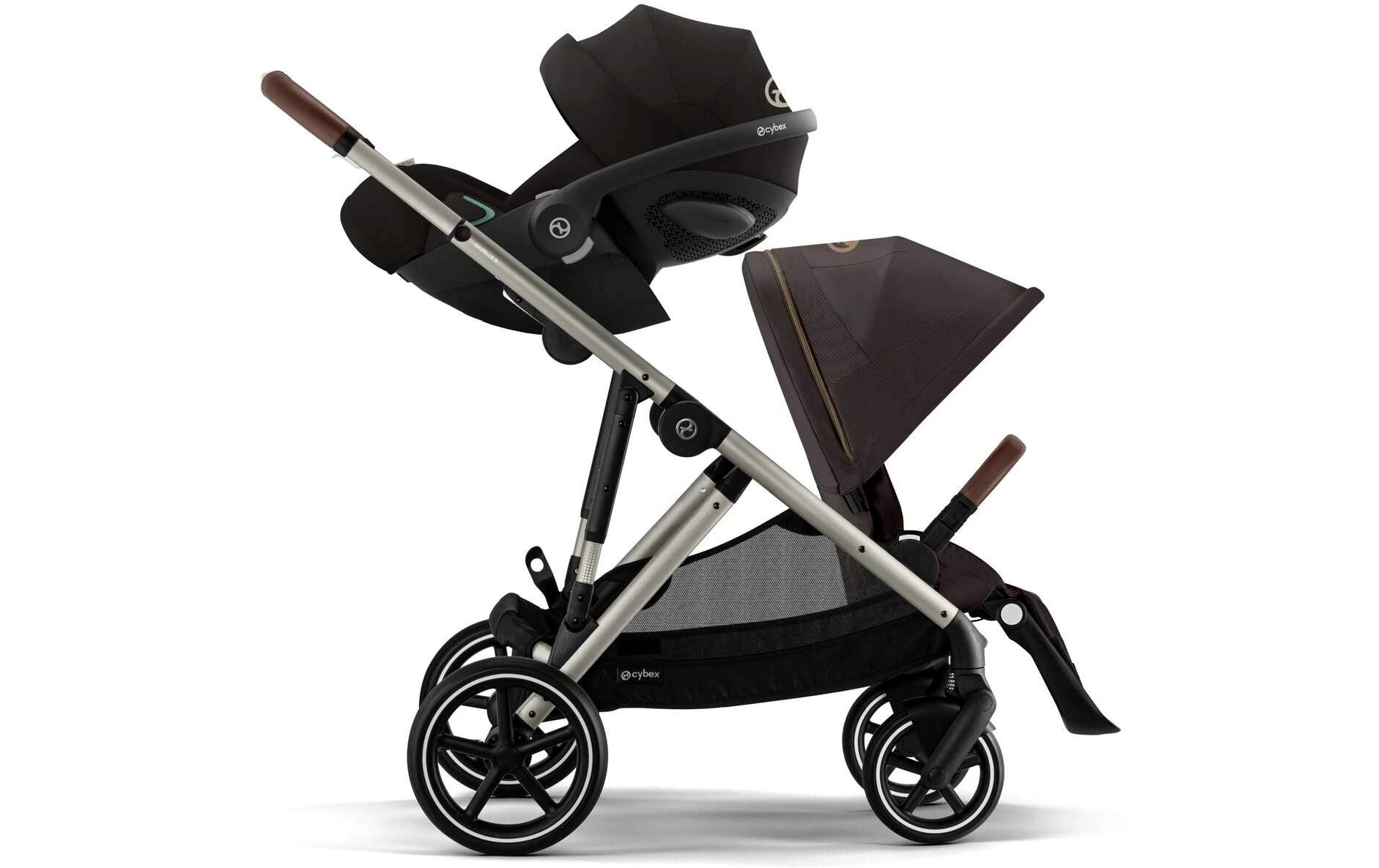 Kinderwagen Gazelle S Dunkelbraun<br>Kinderwagen mit 20 Kombinationen