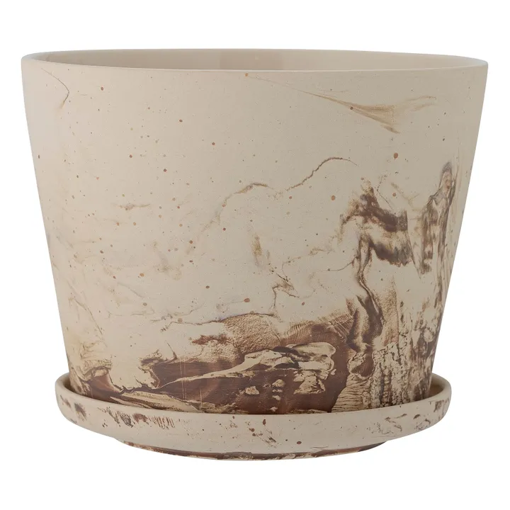 Bloomingville Cache-pot Stacy effet marbre | Marron