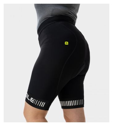 Cuissard Femme Sans Bretelle Alé Strada Noir/Blanc