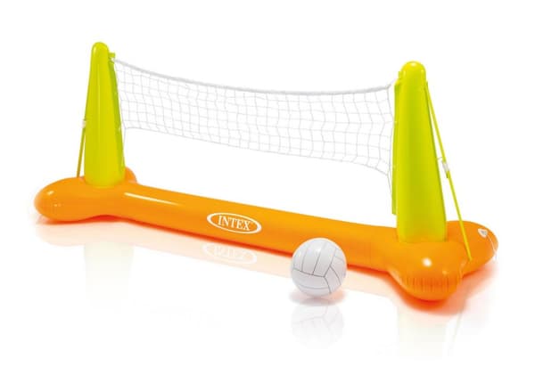 Oppblåsbart volleyballsett flytende bassengnett INTEX 56508