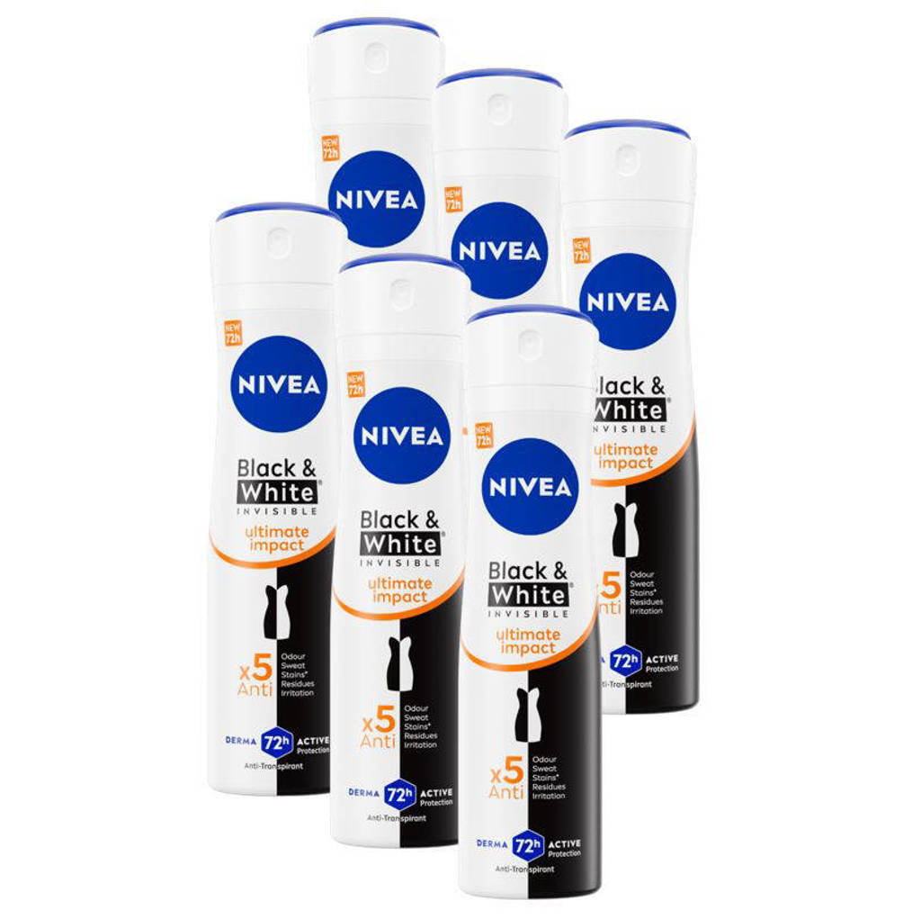 Deodorant Black & White Ultimate Impact spray - 150 ml