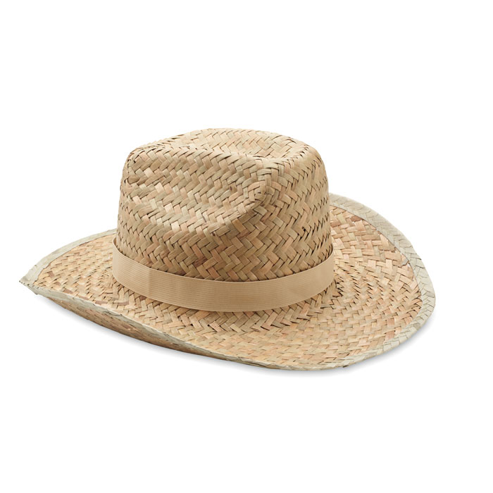 GiftRetail MO6755 - TEXAS Chapeau de cow-boy en paille