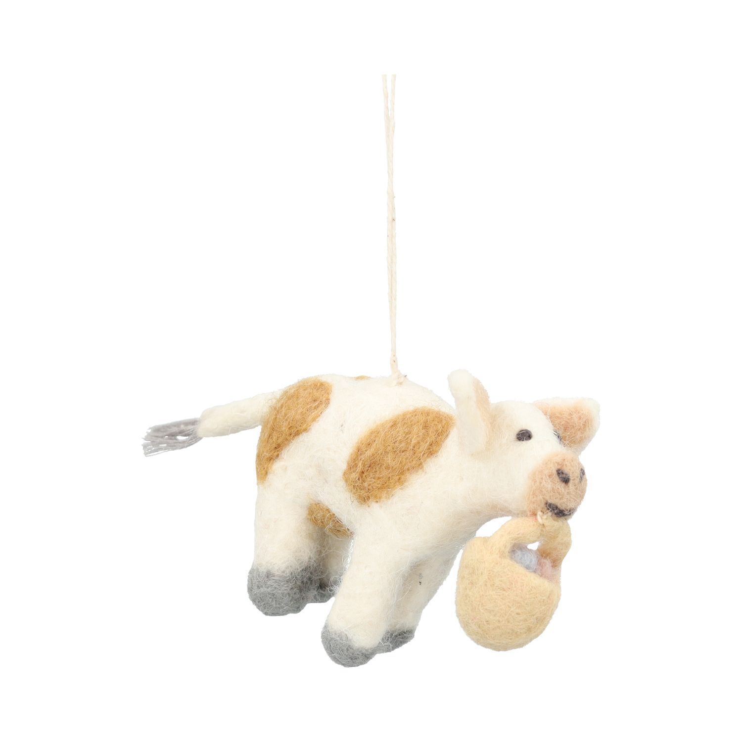Hanger, vilt, kalfje met een eiermandje