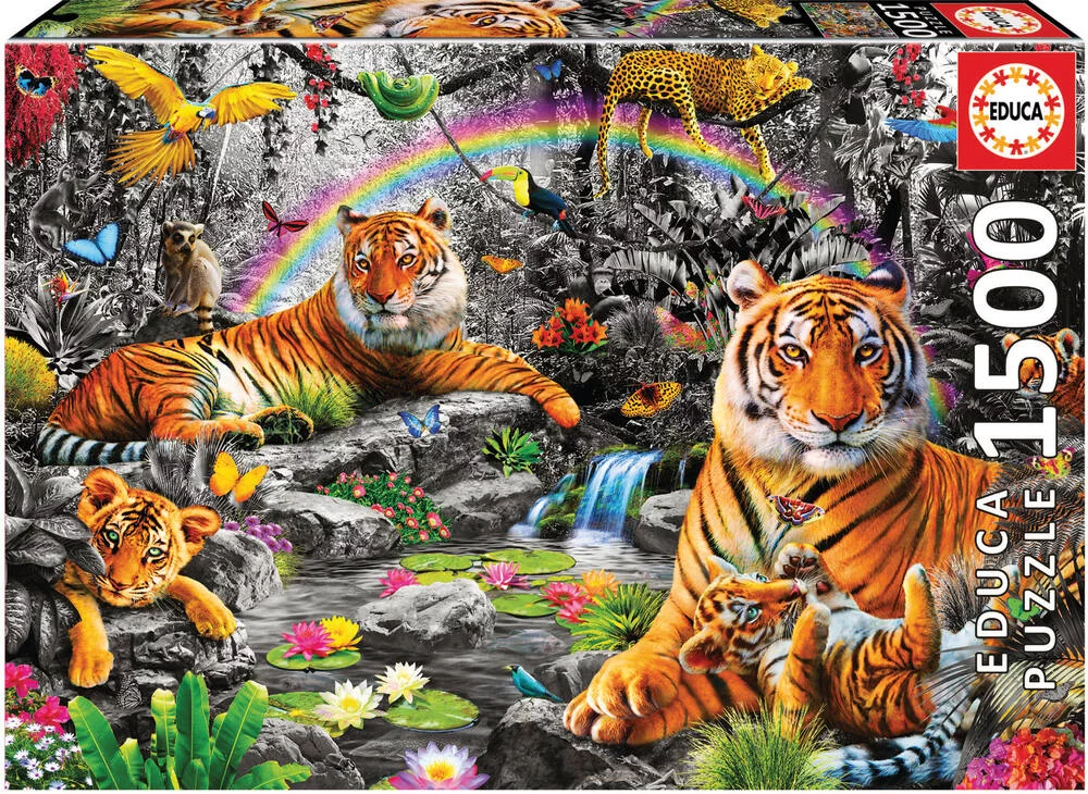 PUZZLE JUNGLE BRILLANTE 1500  PIECES