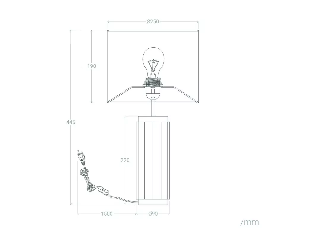 Lampe à Poser en Céramique Corbusier Blanc