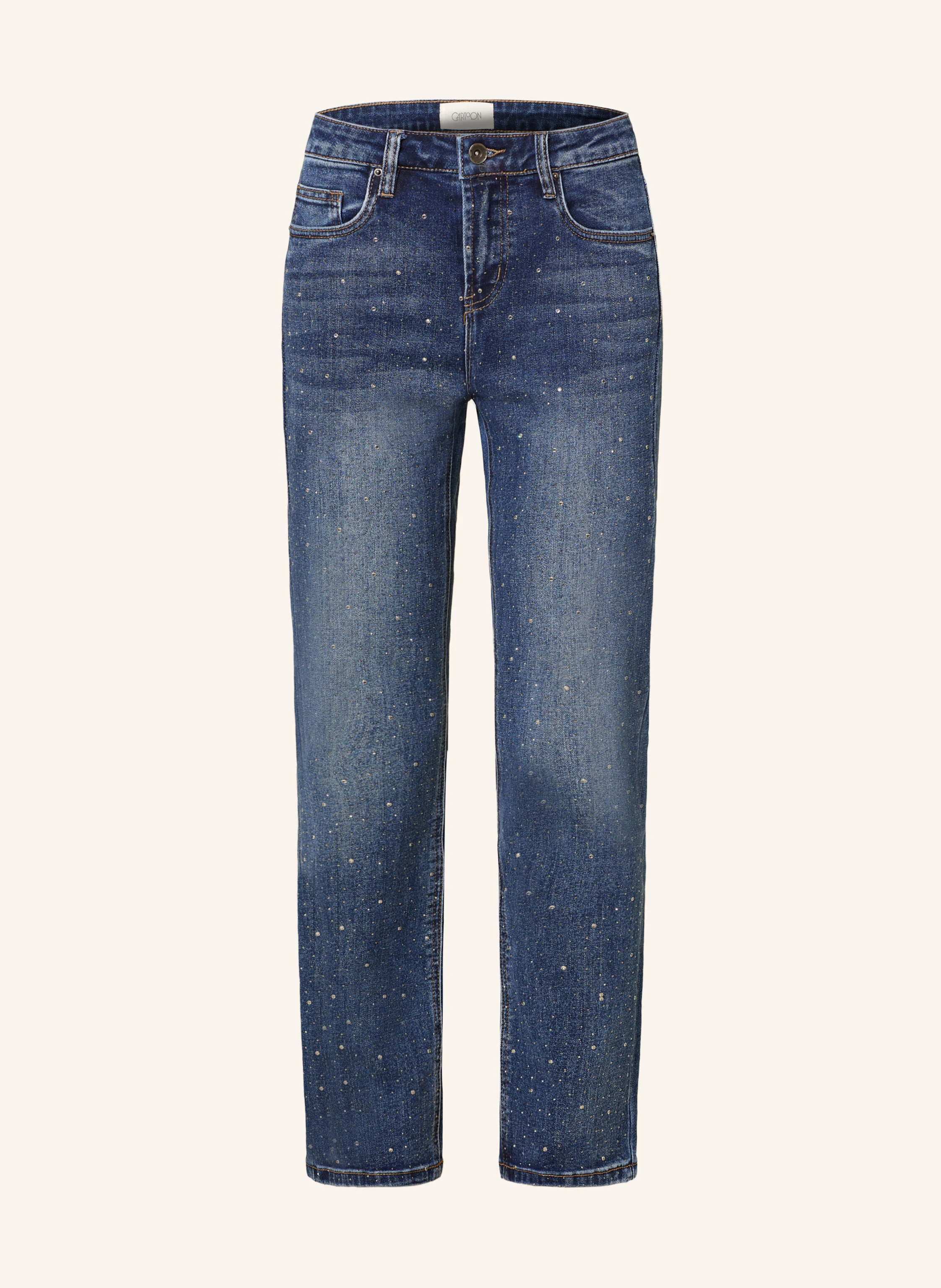 CARTOON Jeans mit Schmucksteinen