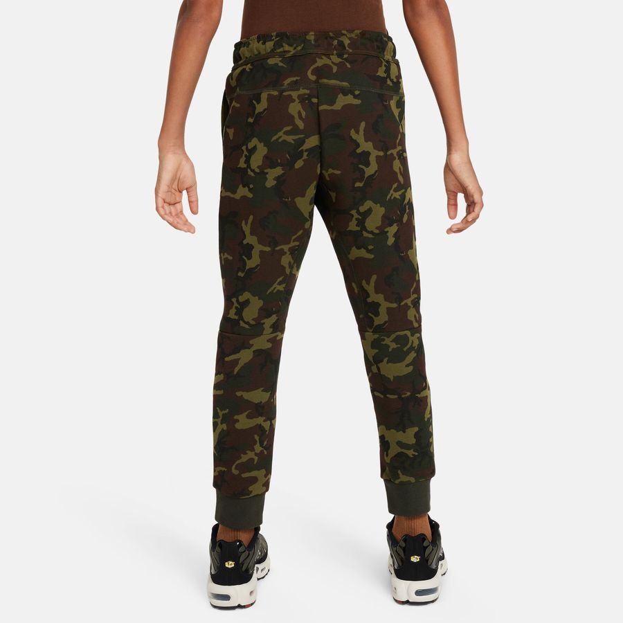 Nike Bas de Survêtement NSW Tech Fleece 24 Camo - Vert/Noir Enfant