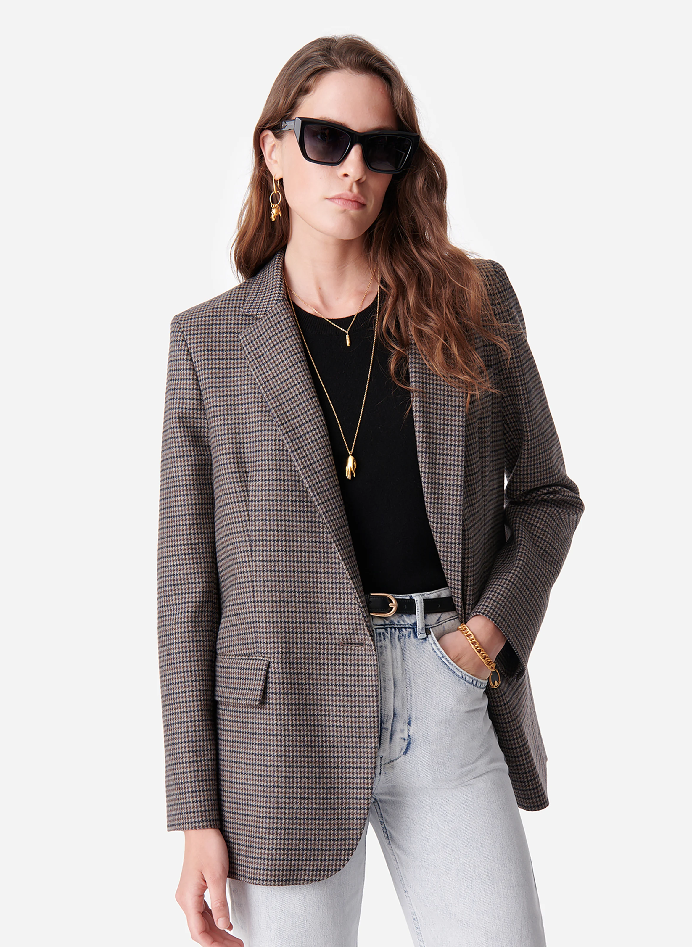 TILIA - Veste de blazer droite | Multicolore