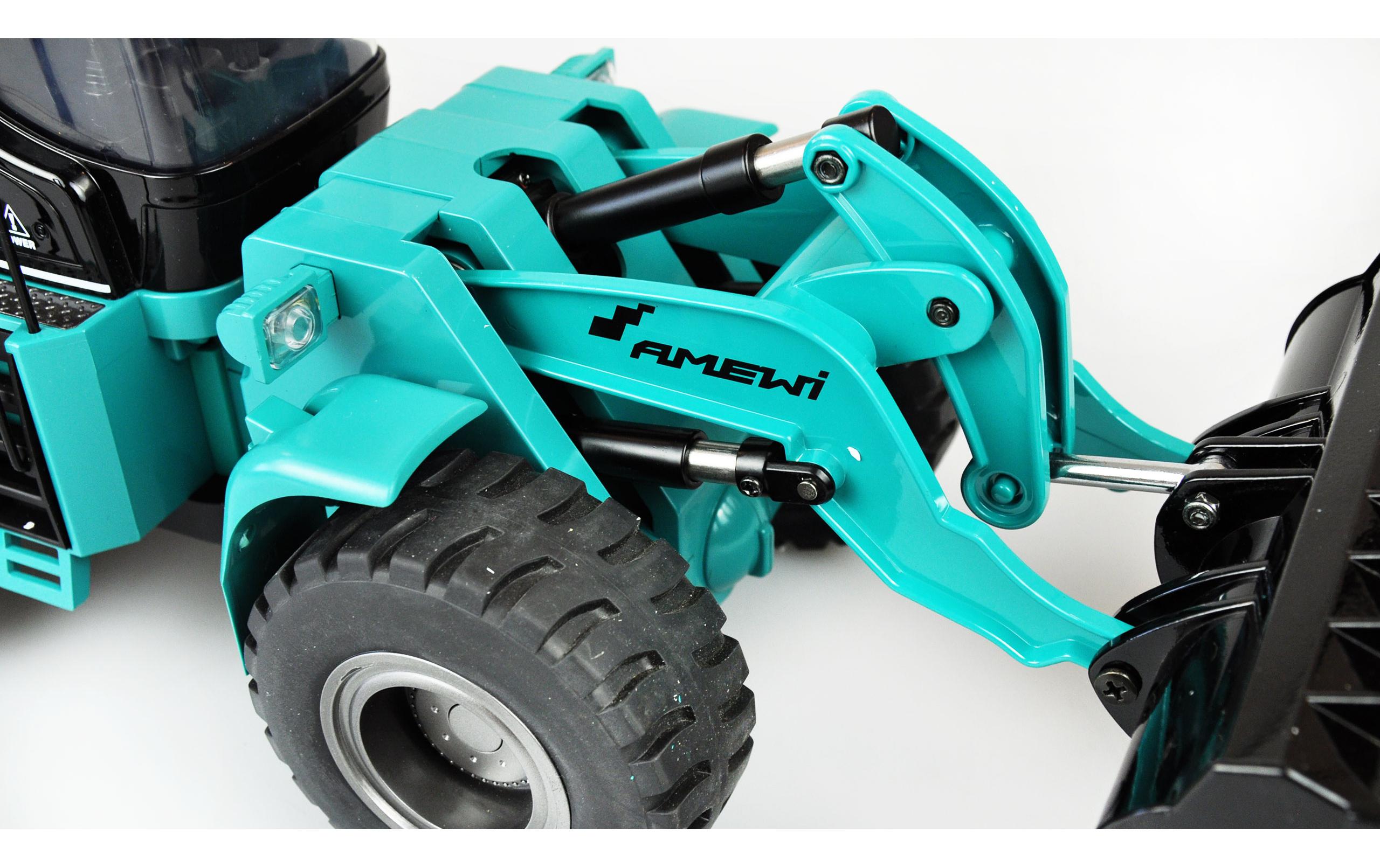 Radlader G485E Petrol, V5 1:14, RTR<br>Voll funktionsfähiger RC Bagger mit vielen Metallteilen