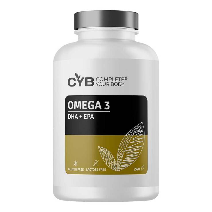 Cyb Omega-3 240 mg DHA + 360 mg EPA Kapseln, 240 St