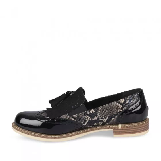 Mocassins NOIR VIA DONNA
