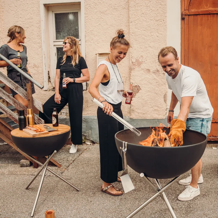 höfats - Bowl 70 Plancha-Grillset, Sternfuss, tief