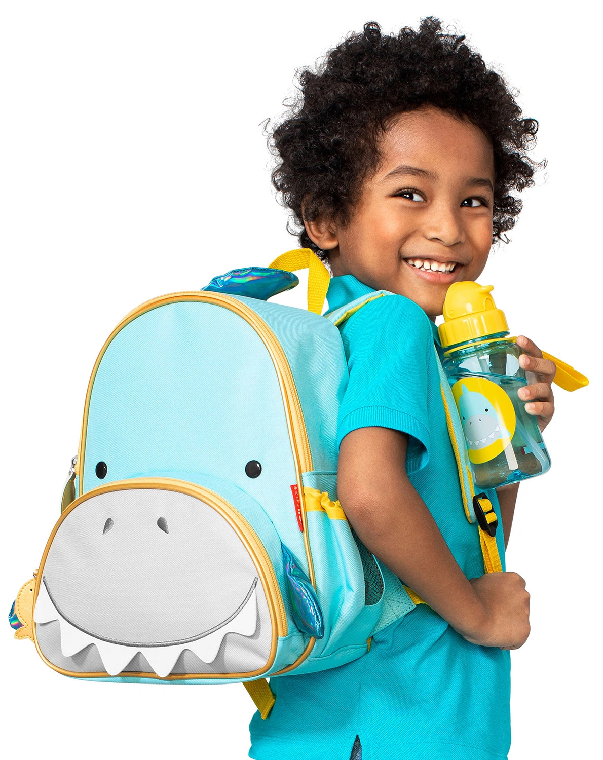 Rucksack ZOO - HAI (30x28x13) in blau