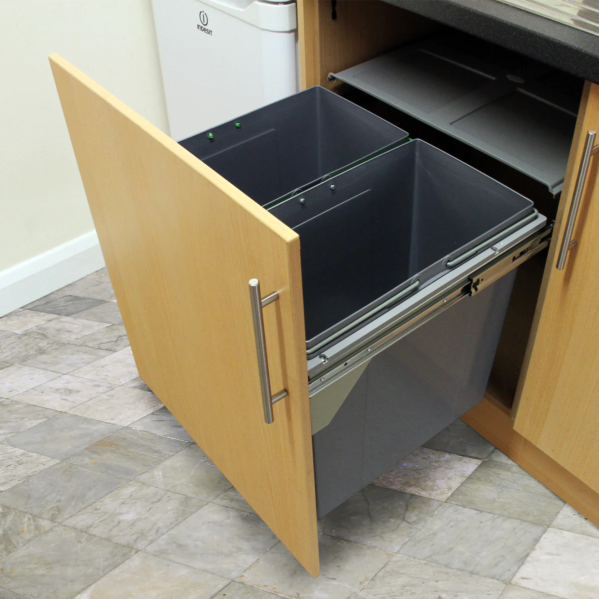 KuKoo Poubelle Incastrable Recyclage Cuisine 90L Kukoo