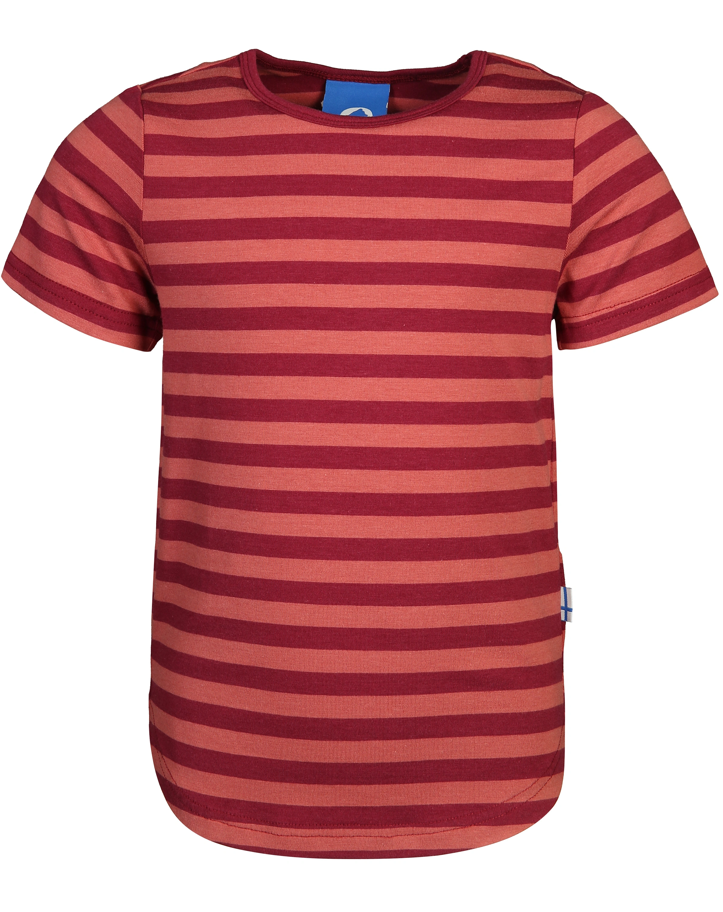 T-Shirt MAALARI gestreift in beet red