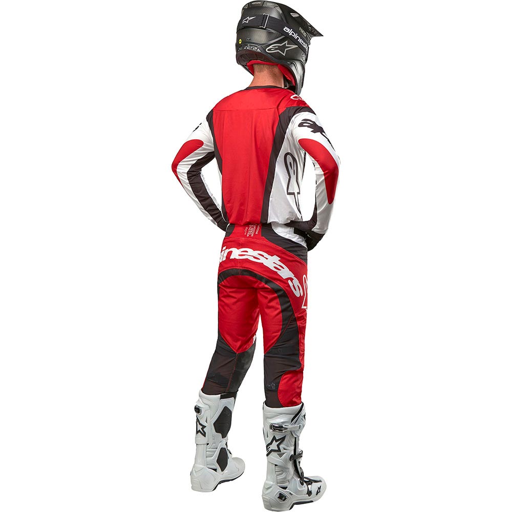 Alpinestars - Pantalon Techstar Ocuri Rouge / Noir / Blanc