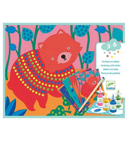 Djeco Kreatives Spielset - Stockmalerei
