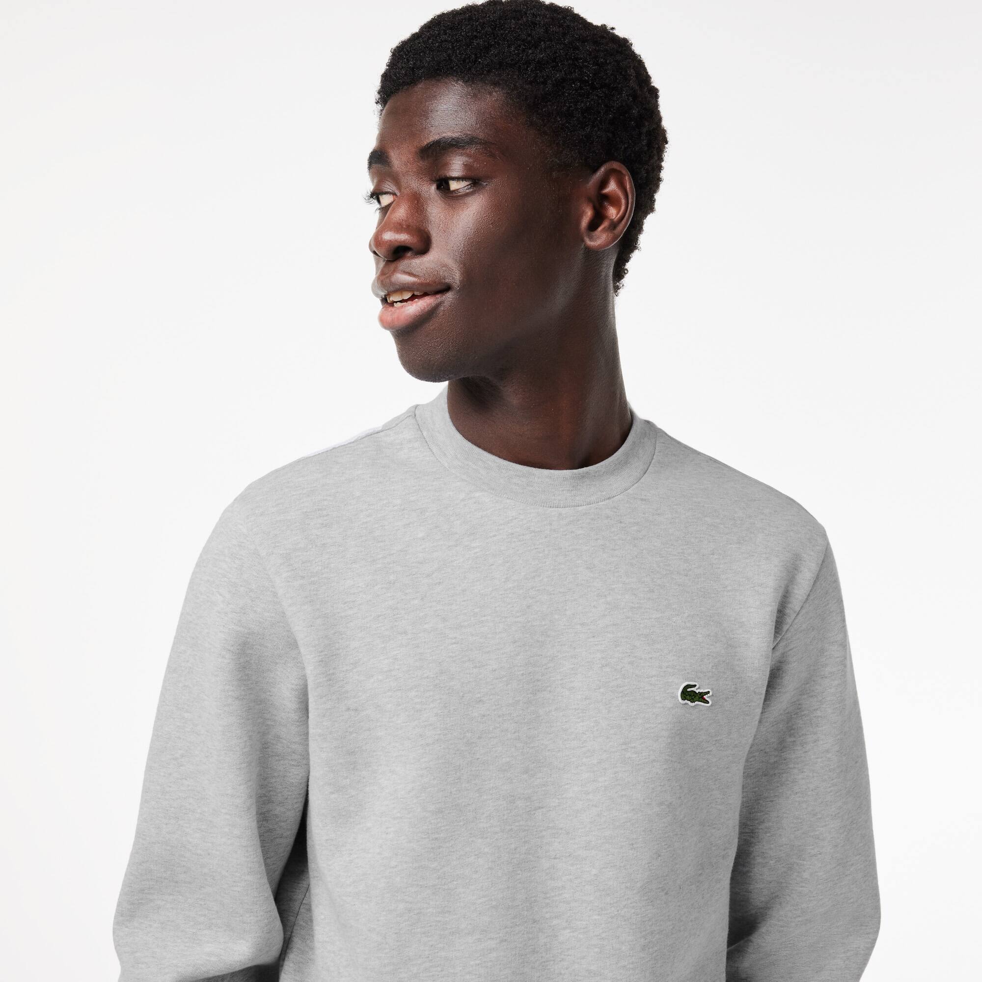 Jogging-Sweatshirt aus aufgerautem Fleece Sweatshirts - Grau - Lacoste - Herren