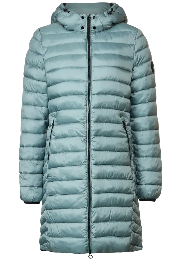 Lange Stepp Winterjacke - polar mint