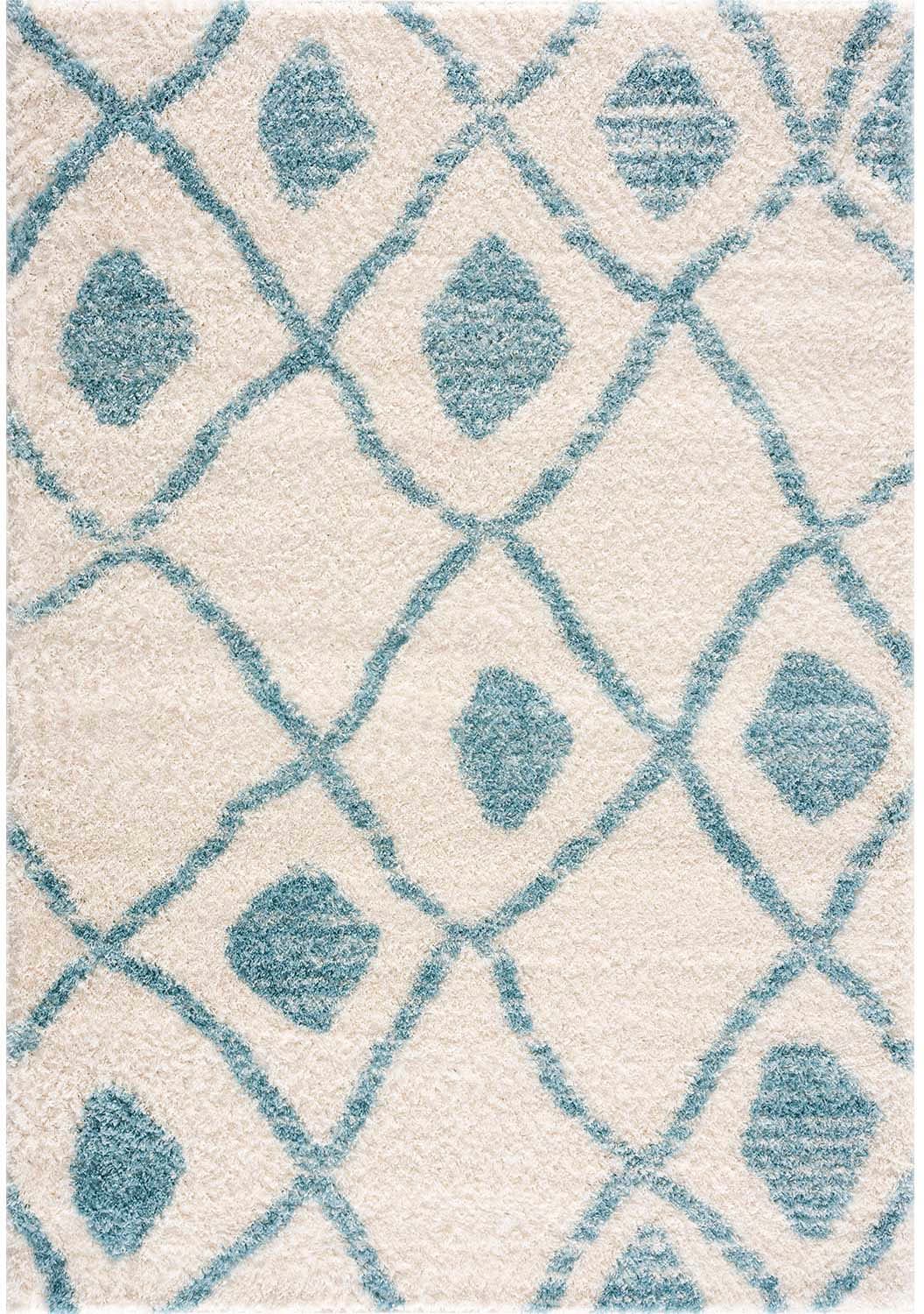 Carpet City Hochflor-Teppich »Pulpy 563« rechteckig 30 mm Höhe besonders weich, Ethno Look, ideal für Wohnzimmer & Schlafzimmer
