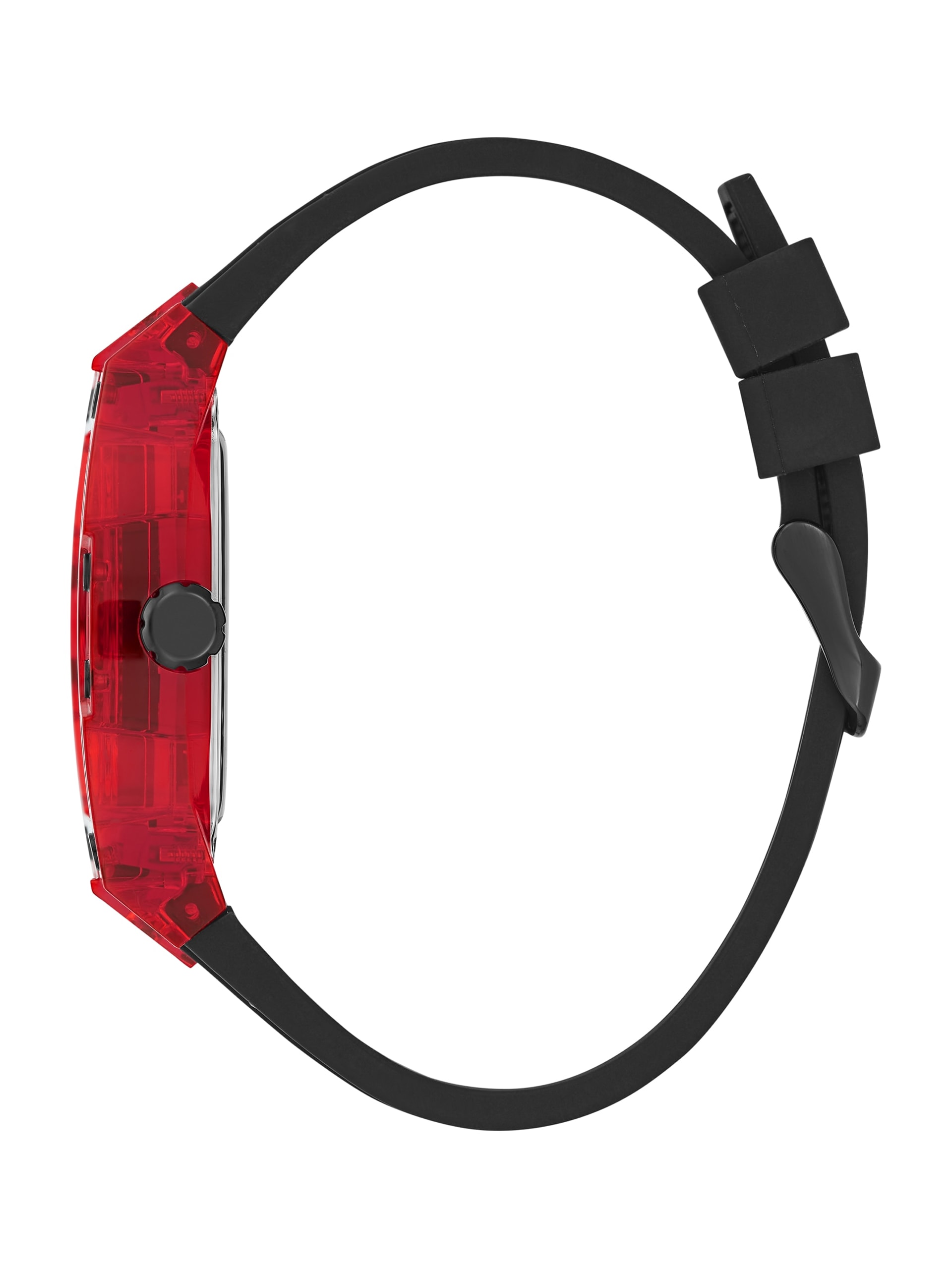Relógio cronógrafo vermelho