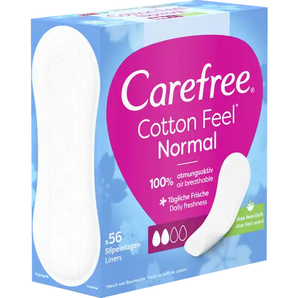 Slipeinlagen Cotton Feel Normal Aloe