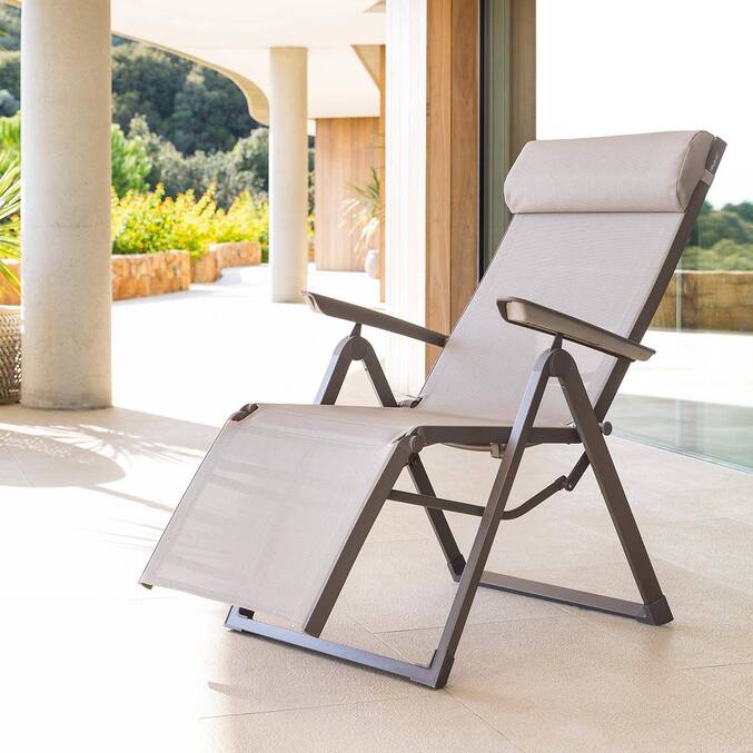 Fauteuil de jardin DECIMA Noisette / Praline