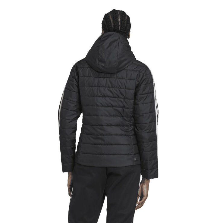 adidas hooded slim jacket Sort