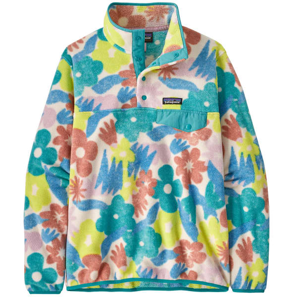 Sweat polaire PATAGONIA W'S LW SYNCH SNAP-T P/O CHANNELING SPRING: NATURAL