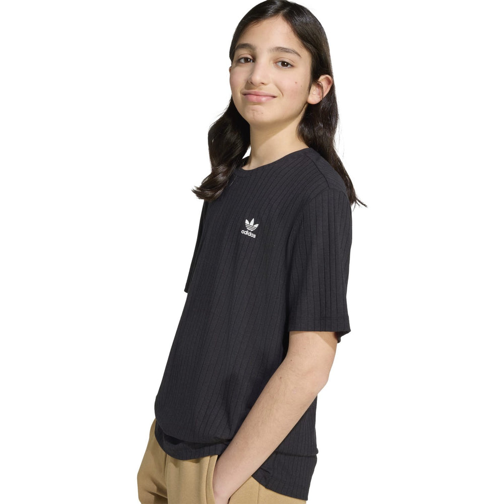 Køb adidas Originals Black/White Wide Rib T-shirt
