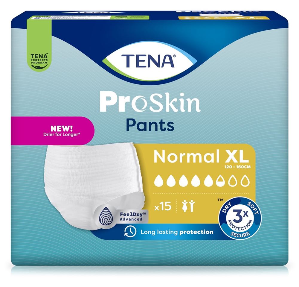 TENA Pants Normal<br>15 Stück, XL 120-160cm