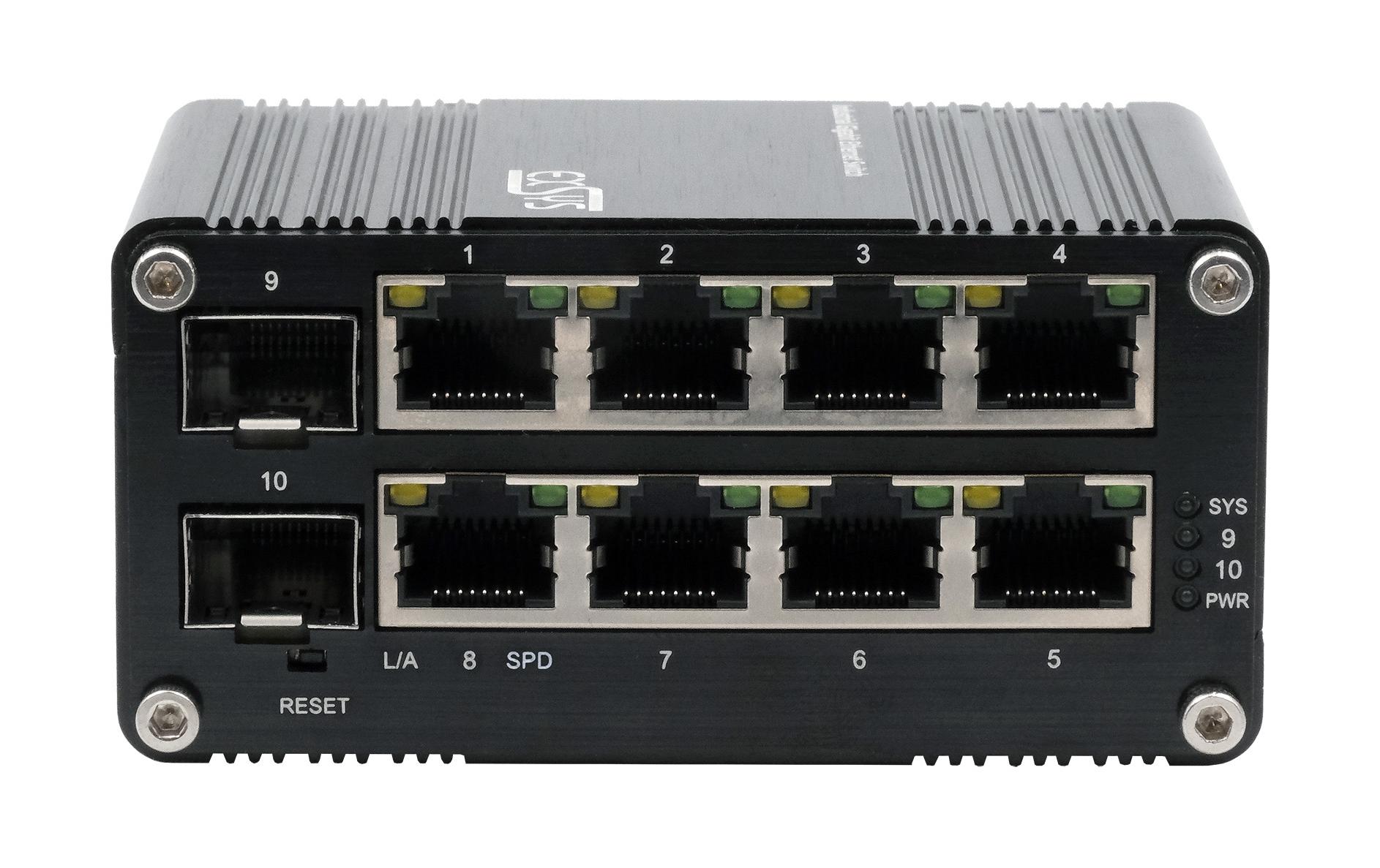 PoE+ Switch EX-62035MPOE-SFP 10 Port<br>10-Port Mini Gigabit Ethernet PoE+ Switch