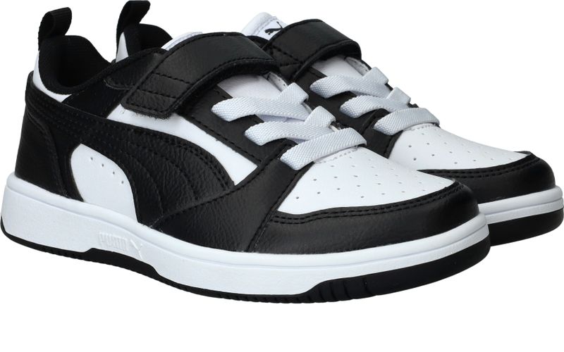 Puma Rebound V6 Low PS Sneakers Zwart Jongens