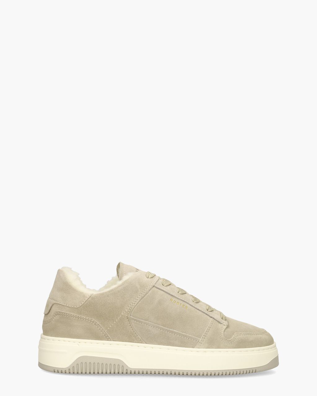 Nubikk Basket Court Fur Taupe Herensneakers