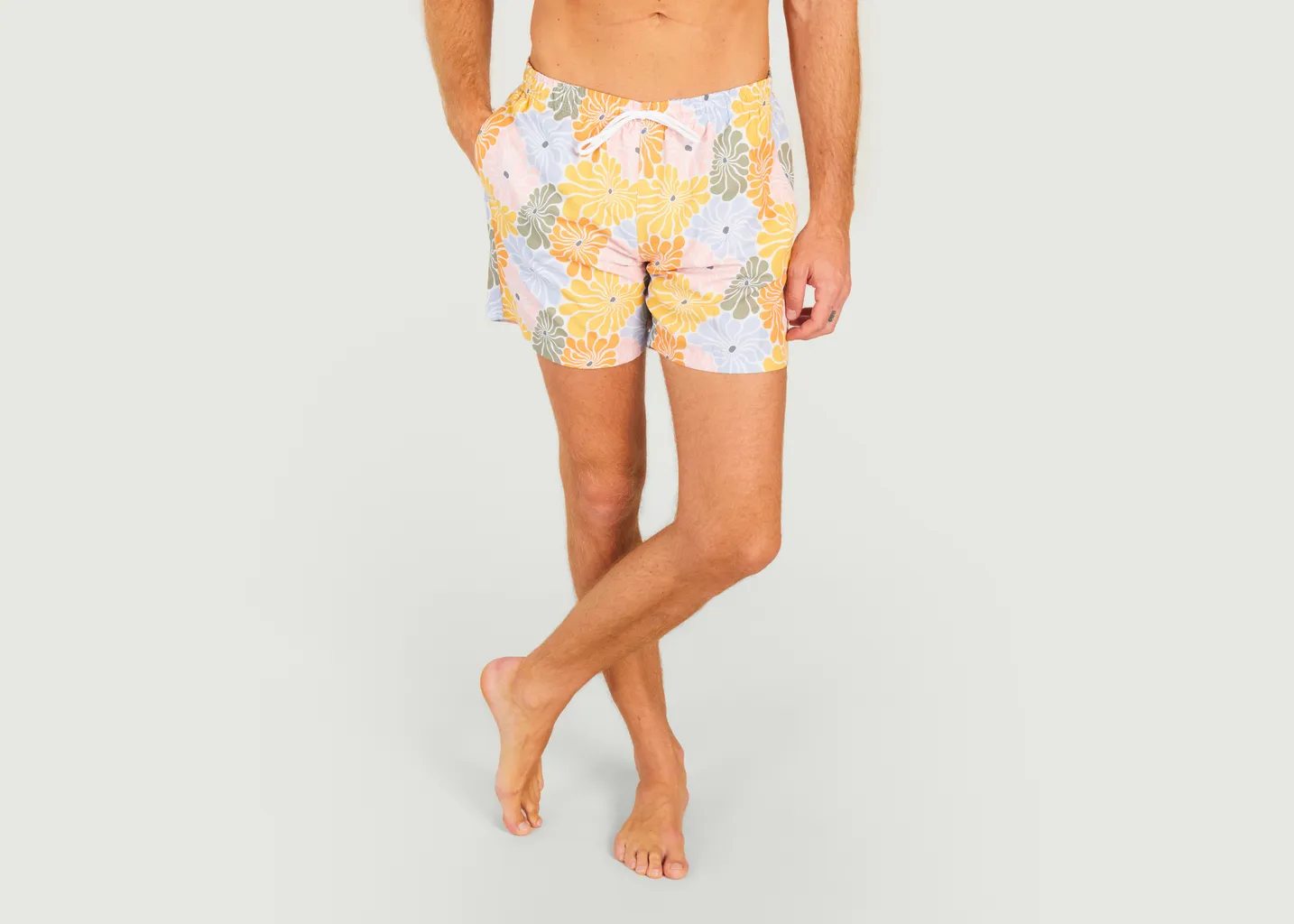 Short de bain imprimé Flores Olow