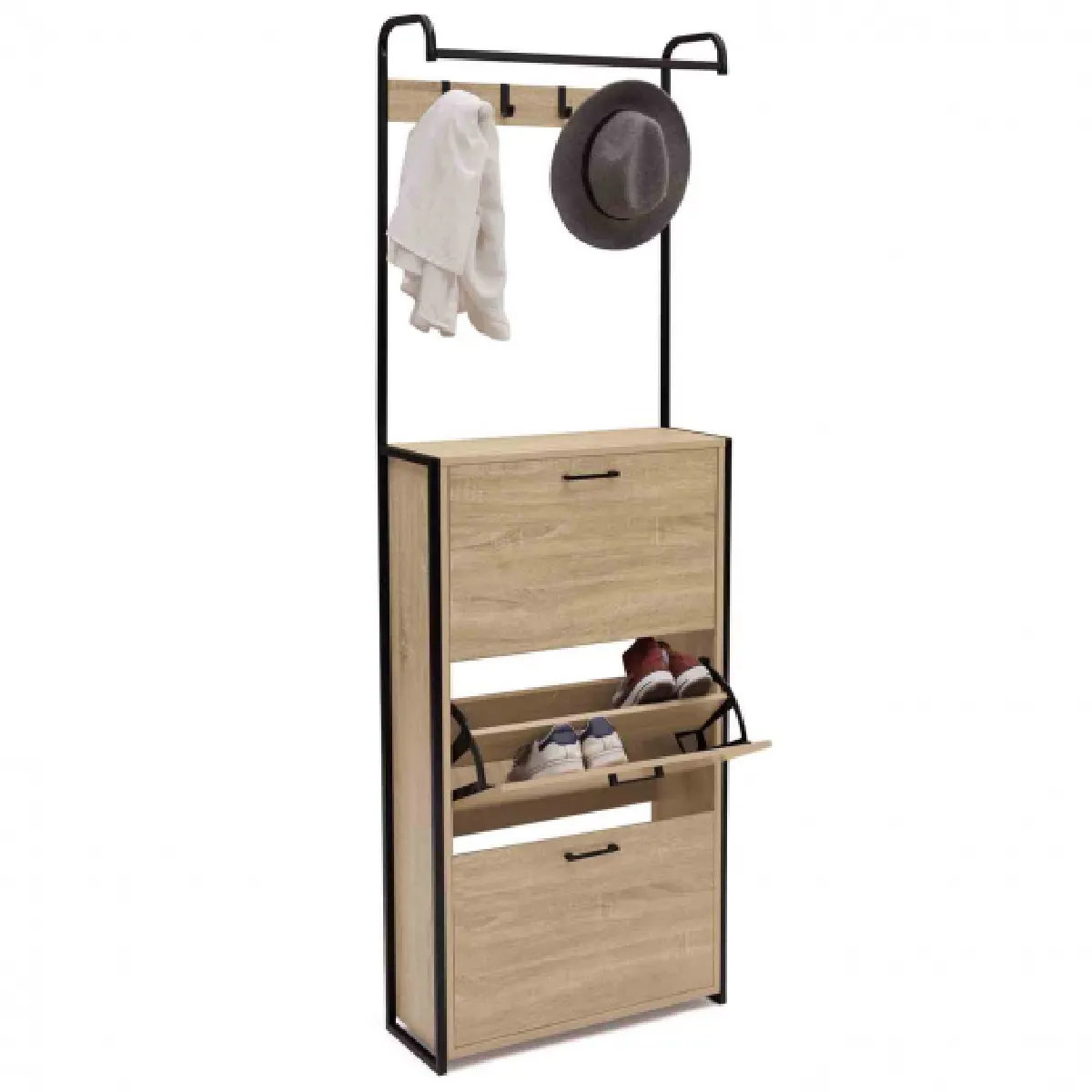 Idmarket MARKET Vestiaire LUIS 3 portes