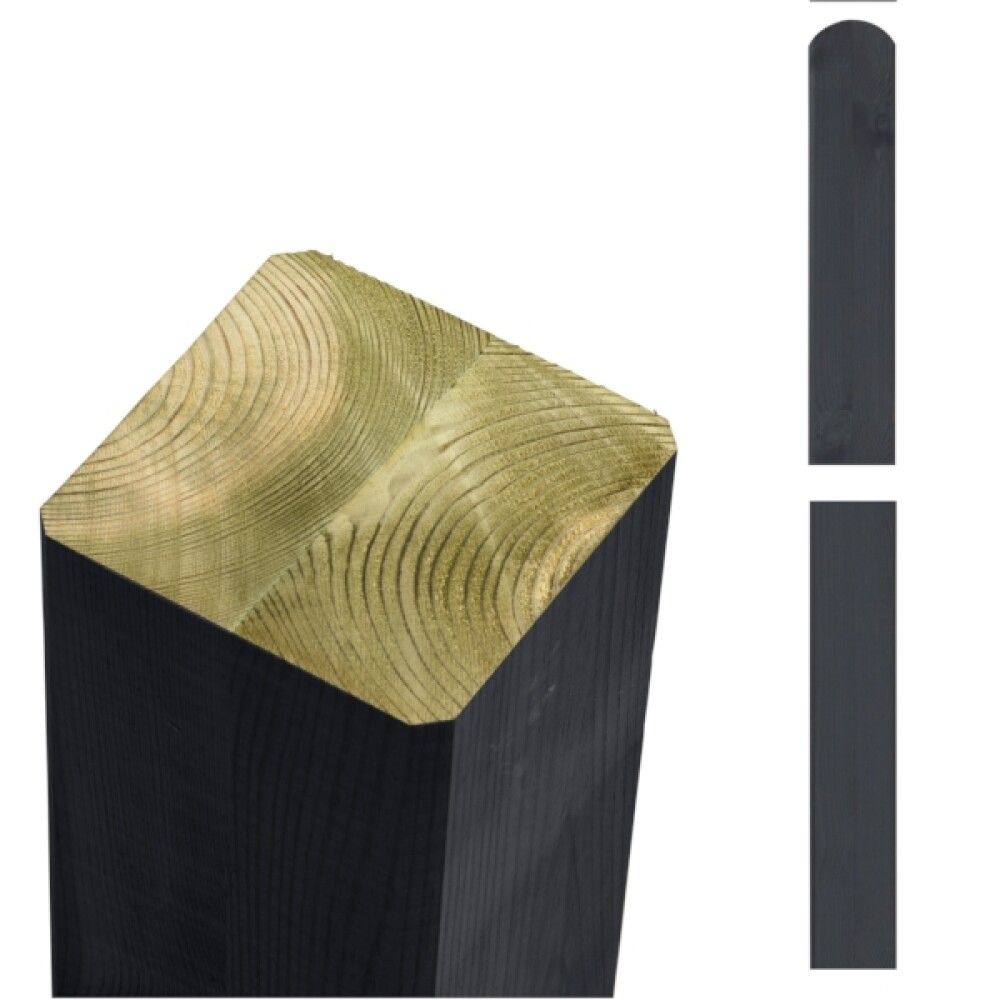 LIMTRESTOLPE PLUS 9X9X188CM ANTRASITT