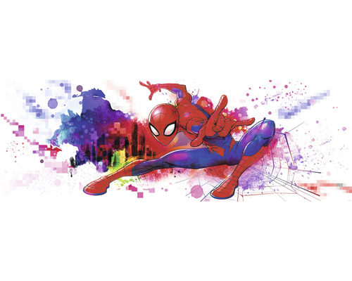 Fotobehangpapier 4-4123 Spider-Man Graffiti 4-delige set 368 x 127 cm