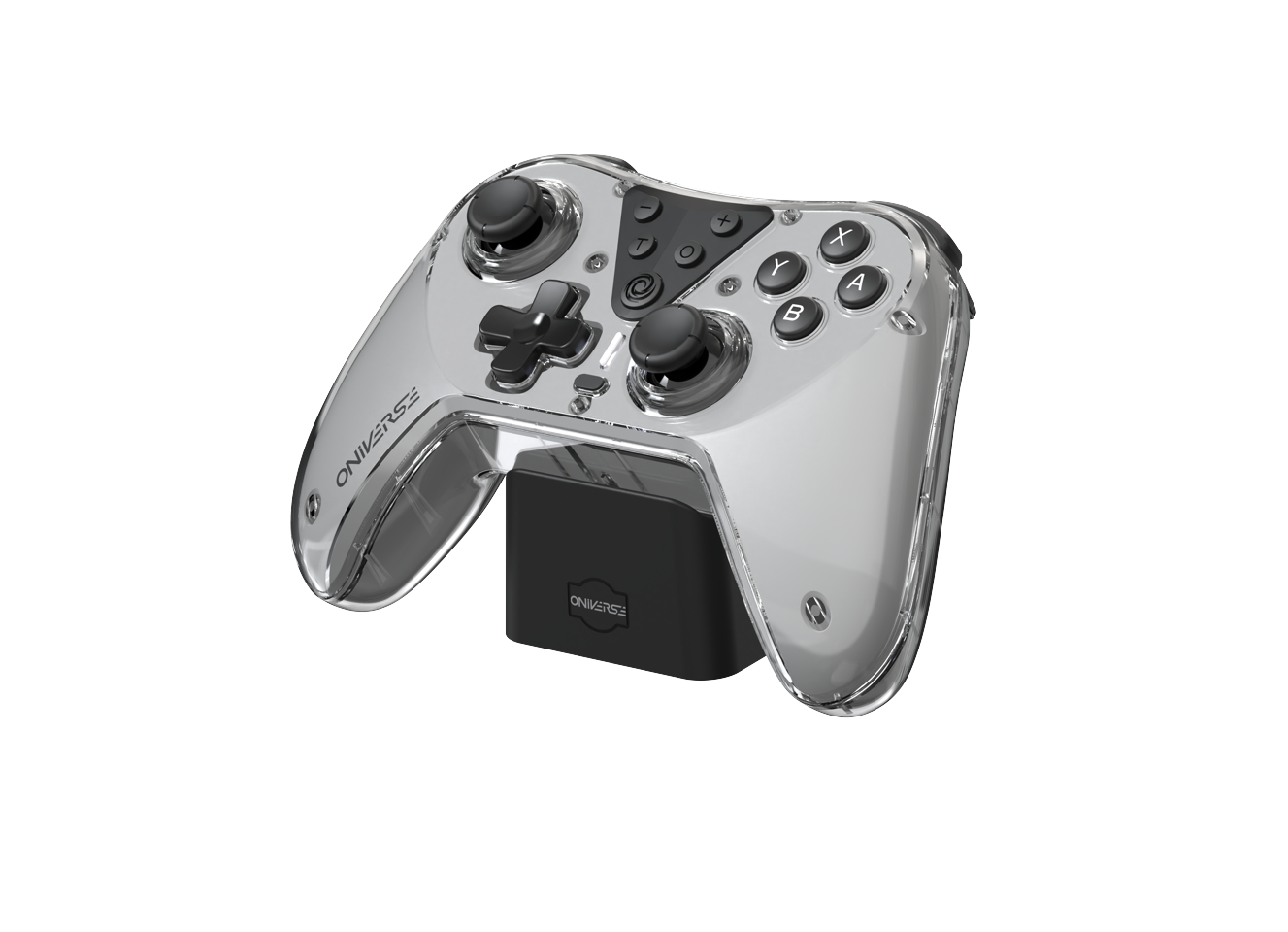 Nintendo Switch Oniverse Astralite Controller Wireless Smoked Black inkl. Charging Station