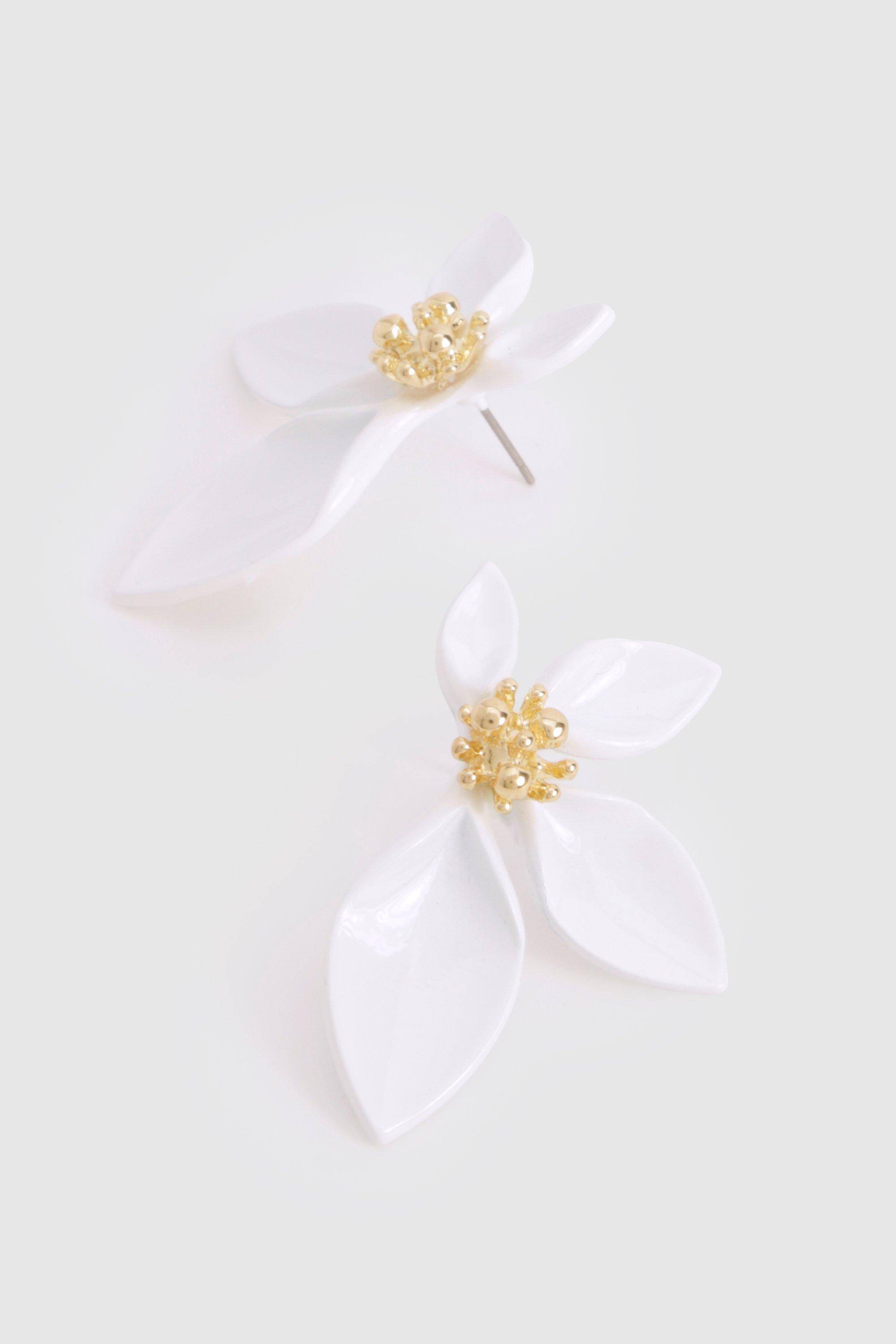 boohoo Boucles D'oreilles Florales Imposantes